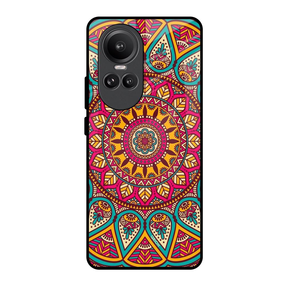 Elegant Mandala Oppo Reno10 Pro 5G Glass Back Cover Online