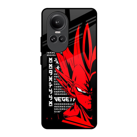 Red Vegeta Oppo Reno10 Pro 5G Glass Back Cover Online