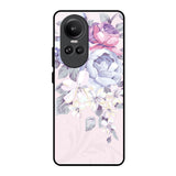 Elegant Floral Oppo Reno10 Pro 5G Glass Back Cover Online