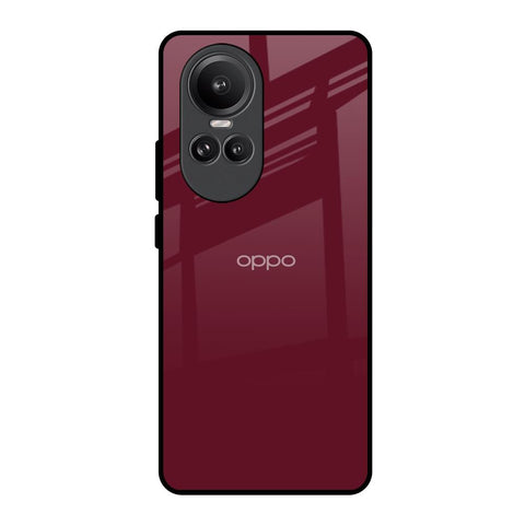 Classic Burgundy Oppo Reno10 Pro 5G Glass Back Cover Online