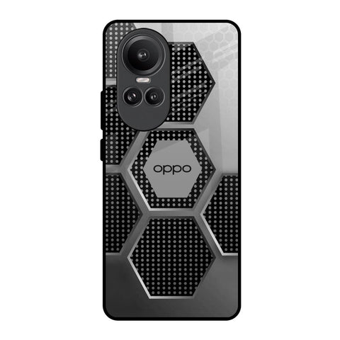 Hexagon Style Oppo Reno10 Pro 5G Glass Back Cover Online