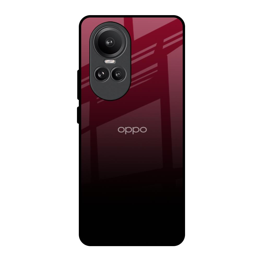 Wine Red Oppo Reno10 Pro 5G Glass Back Cover Online