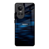 Blue Rough Abstract Oppo Reno10 Pro 5G Glass Back Cover Online