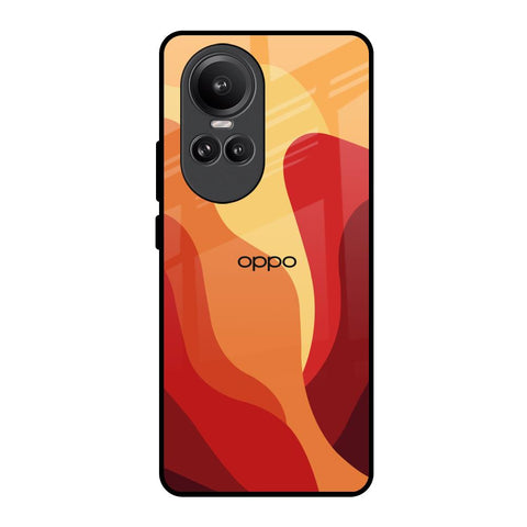 Magma Color Pattern Oppo Reno10 Pro 5G Glass Back Cover Online