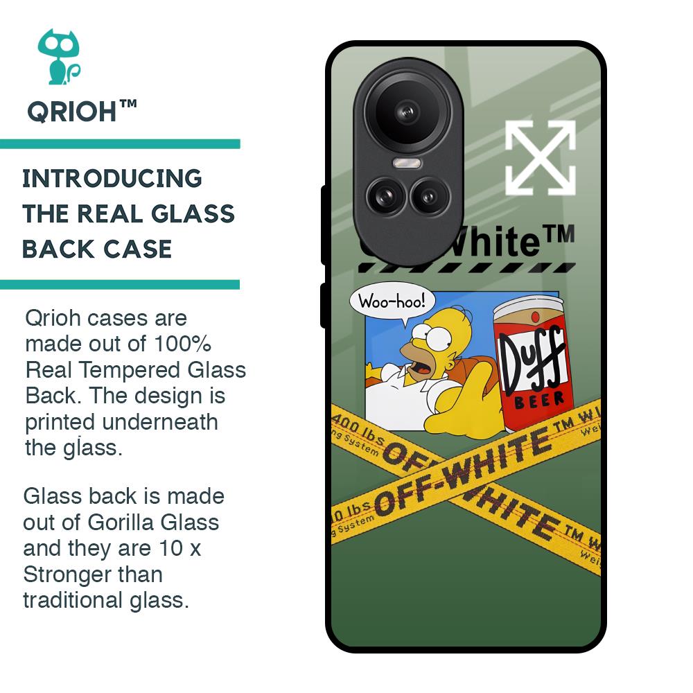 Duff Beer Glass Case for Oppo Reno10 Pro 5G
