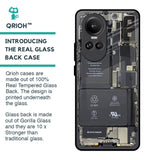 Skeleton Inside Glass Case for Oppo Reno10 Pro 5G
