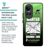 Zoro Wanted Glass Case for Oppo Reno10 Pro 5G
