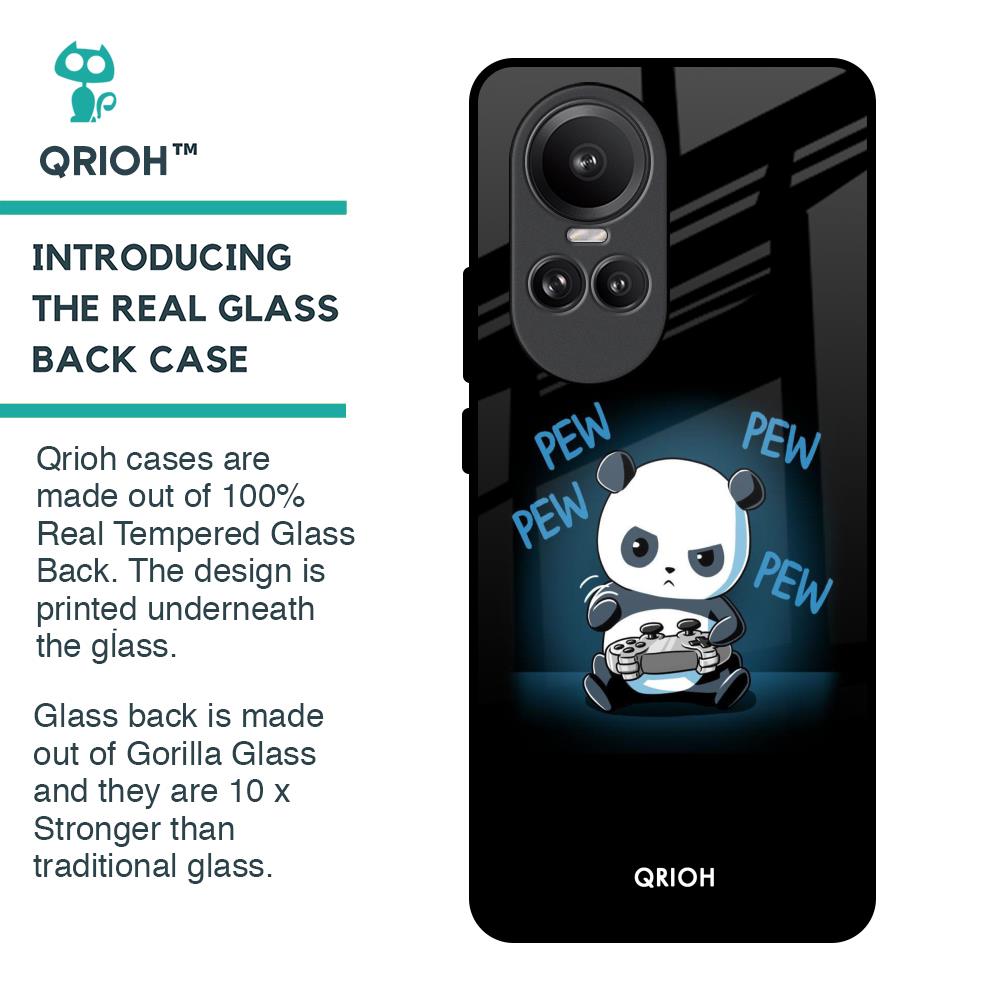 Pew Pew Glass Case for Oppo Reno10 Pro 5G