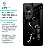 Luffy Line Art Glass Case for Oppo Reno10 Pro 5G