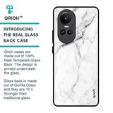 Modern White Marble Glass Case for Oppo Reno10 Pro 5G