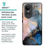 Marble Ink Abstract Glass Case for Oppo Reno10 Pro 5G