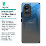 Blue Grey Ombre Glass Case for Oppo Reno10 Pro 5G