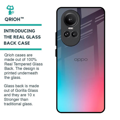 Rainbow Laser Glass Case for Oppo Reno10 Pro 5G