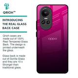 Purple Ombre Pattern Glass Case for Oppo Reno10 Pro 5G