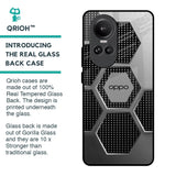 Hexagon Style Glass Case For Oppo Reno10 Pro 5G