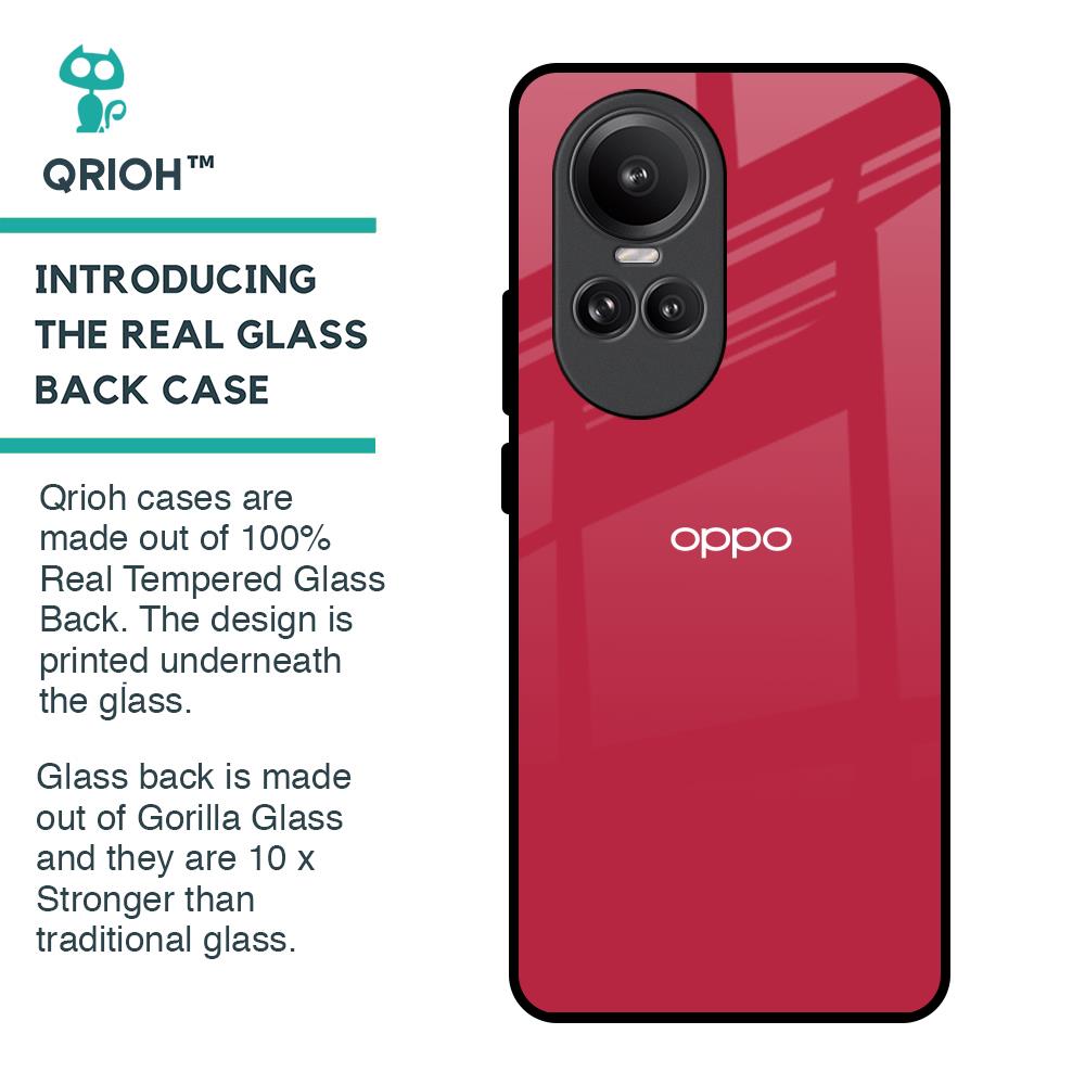 Solo Maroon Glass case for Oppo Reno10 Pro 5G