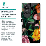 Flowers & Butterfly Glass Case for Oppo Reno10 Pro 5G