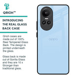 Pastel Sky Blue Glass Case for Oppo Reno10 Pro 5G