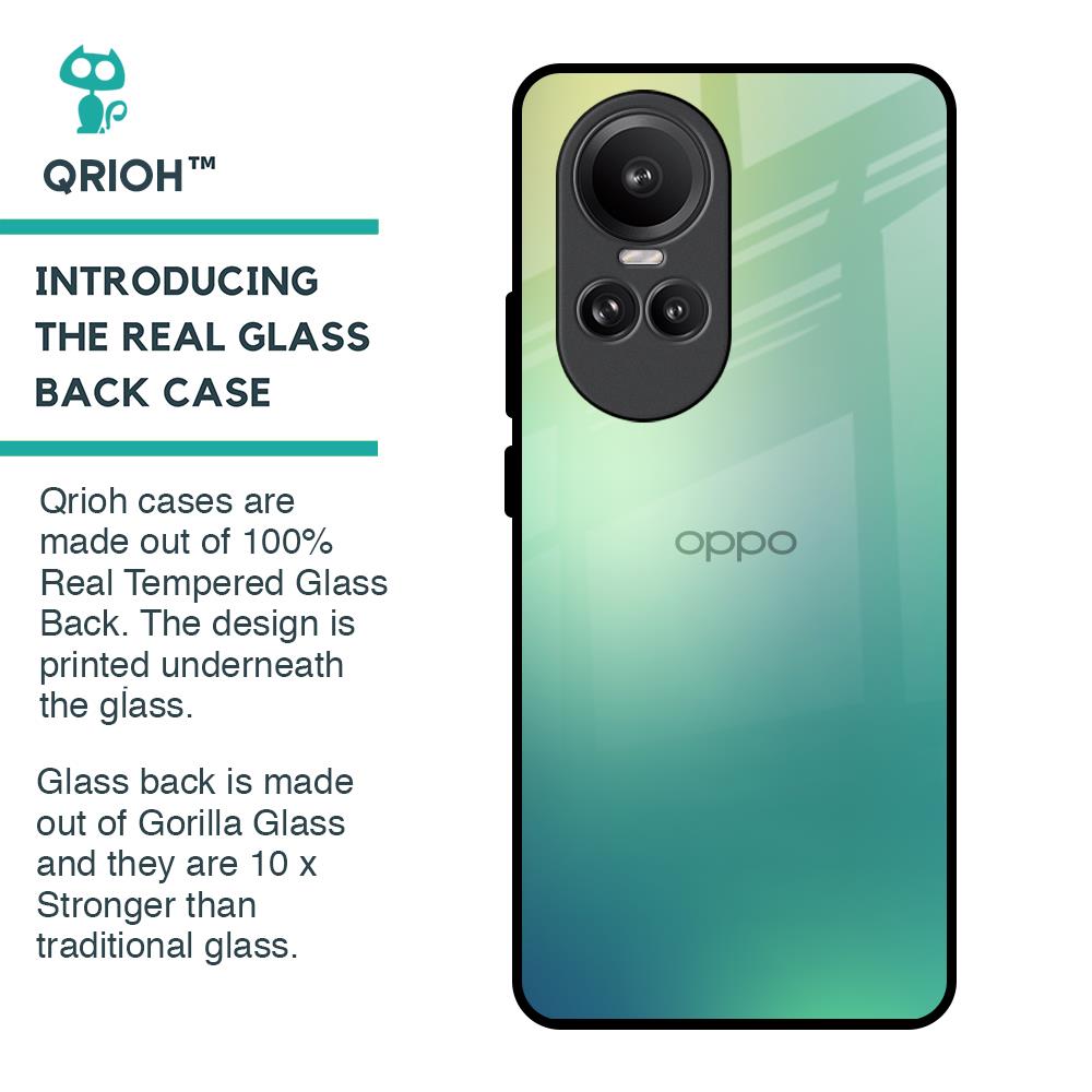 Dusty Green Glass Case for Oppo Reno10 Pro 5G