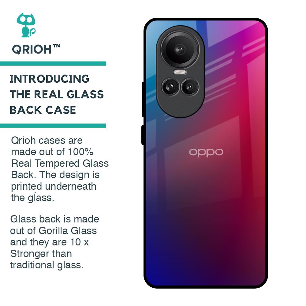 Magical Color Shade Glass Case for Oppo Reno10 Pro 5G