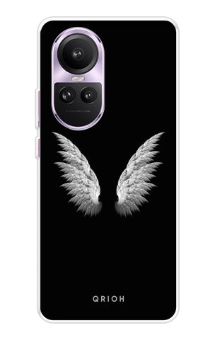 White Angel Wings Oppo Reno10 Pro 5G Back Cover