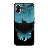 Cyan Bat Nothing Phone 2 Glass Back Cover Online