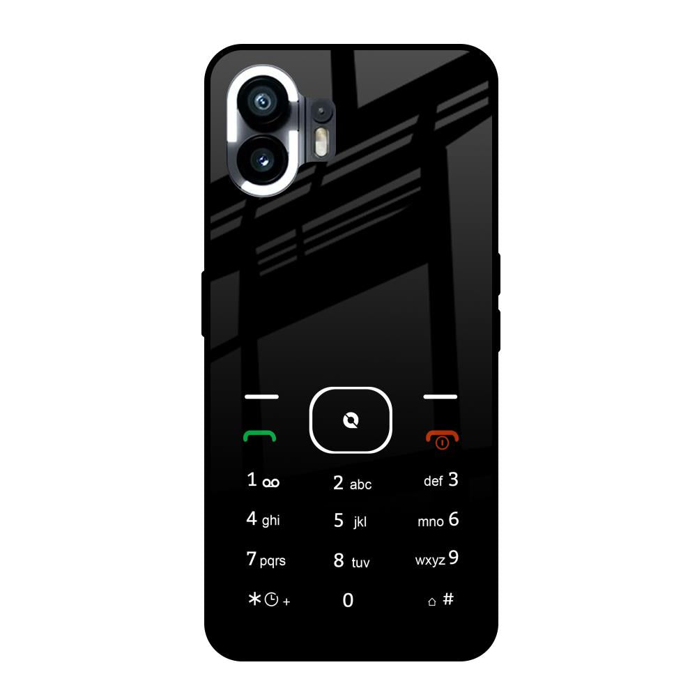 Classic Keypad Pattern Nothing Phone 2 Glass Back Cover Online