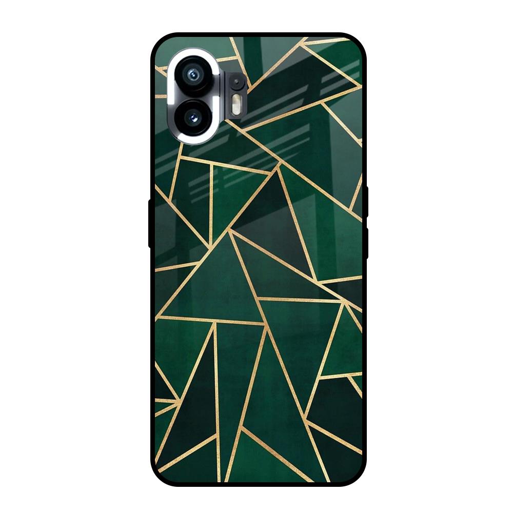 Abstract Green Nothing Phone 2 Glass Back Cover Online