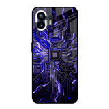 Techno Color Pattern Nothing Phone 2 Glass Back Cover Online