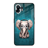 Adorable Baby Elephant Nothing Phone 2 Glass Back Cover Online
