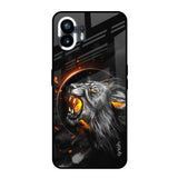 Aggressive Lion Nothing Phone 2 Glass Back Cover Online