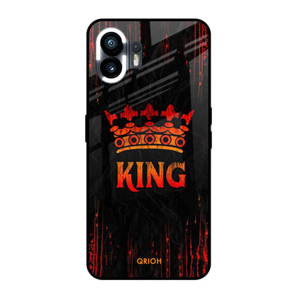 Royal King Nothing Phone 2 Glass Back Cover Online