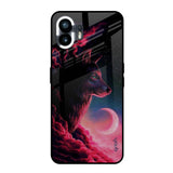 Moon Wolf Nothing Phone 2 Glass Back Cover Online