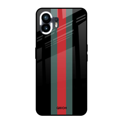 Vertical Stripes Nothing Phone 2 Glass Back Cover Online