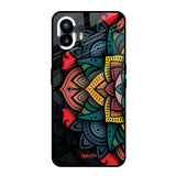 Retro Gorgeous Flower Nothing Phone 2 Glass Back Cover Online
