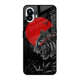 Red Moon Tiger Nothing Phone 2 Glass Back Cover Online