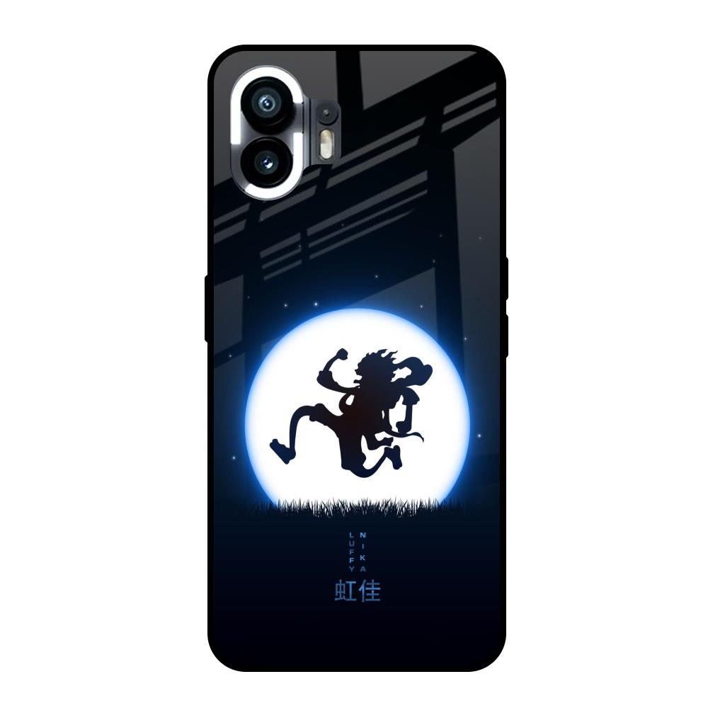 Luffy Nika Nothing Phone 2 Glass Back Cover Online