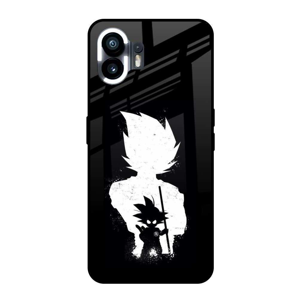Monochrome Goku Nothing Phone 2 Glass Back Cover Online