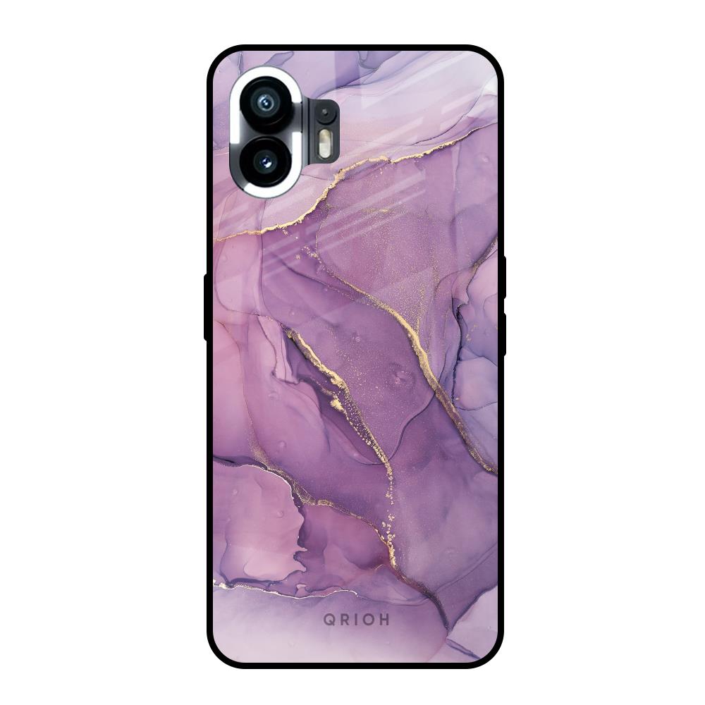 Purple Gold Marble Nothing Phone 2 Glass Back Cover Online