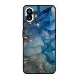Blue Cool Marble Nothing Phone 2 Glass Back Cover Online