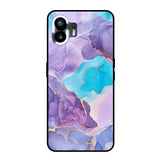 Alcohol ink Marble Nothing Phone 2 Glass Back Cover Online