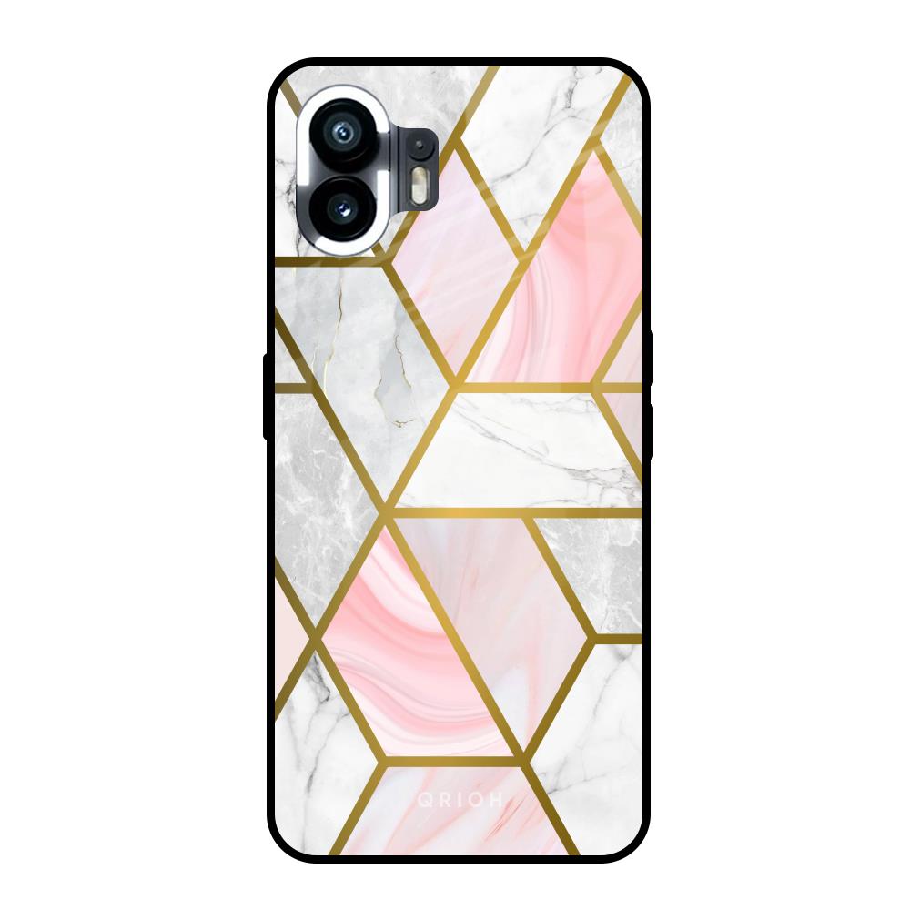 Geometrical Marble Nothing Phone 2 Glass Back Cover Online
