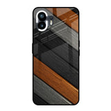 Tri Color Wood Nothing Phone 2 Glass Back Cover Online