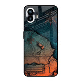 Geographical Map Nothing Phone 2 Glass Back Cover Online