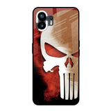 Red Skull Nothing Phone 2 Glass Back Cover Online