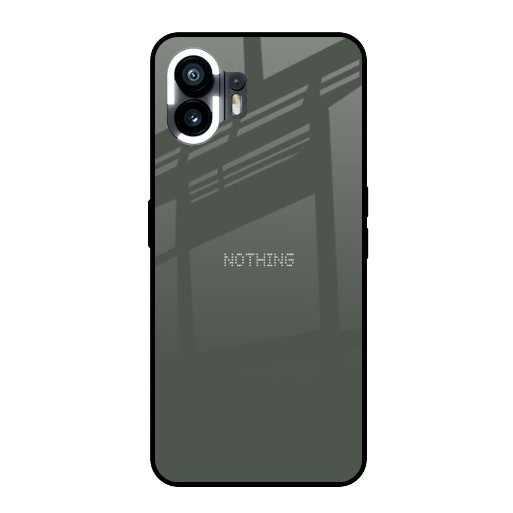 Charcoal Nothing Phone 2 Glass Back Cover Online