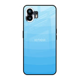 Wavy Blue Pattern Nothing Phone 2 Glass Back Cover Online