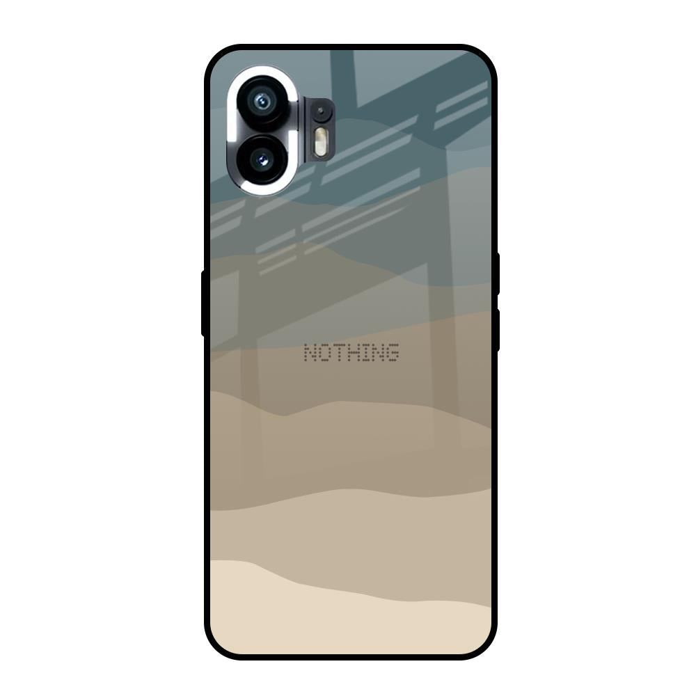 Abstract Mountain Pattern Nothing Phone 2 Glass Back Cover Online