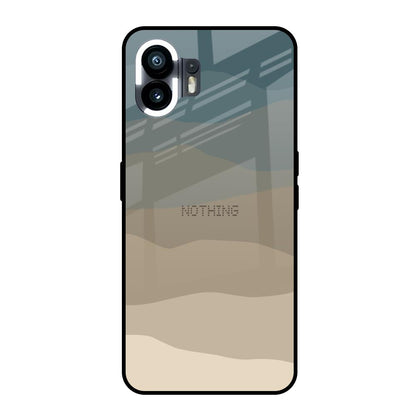 Abstract Mountain Pattern Nothing Phone 2 Glass Back Cover Online