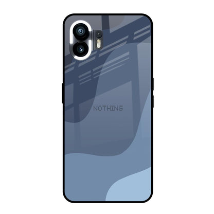 Navy Blue Ombre Nothing Phone 2 Glass Back Cover Online